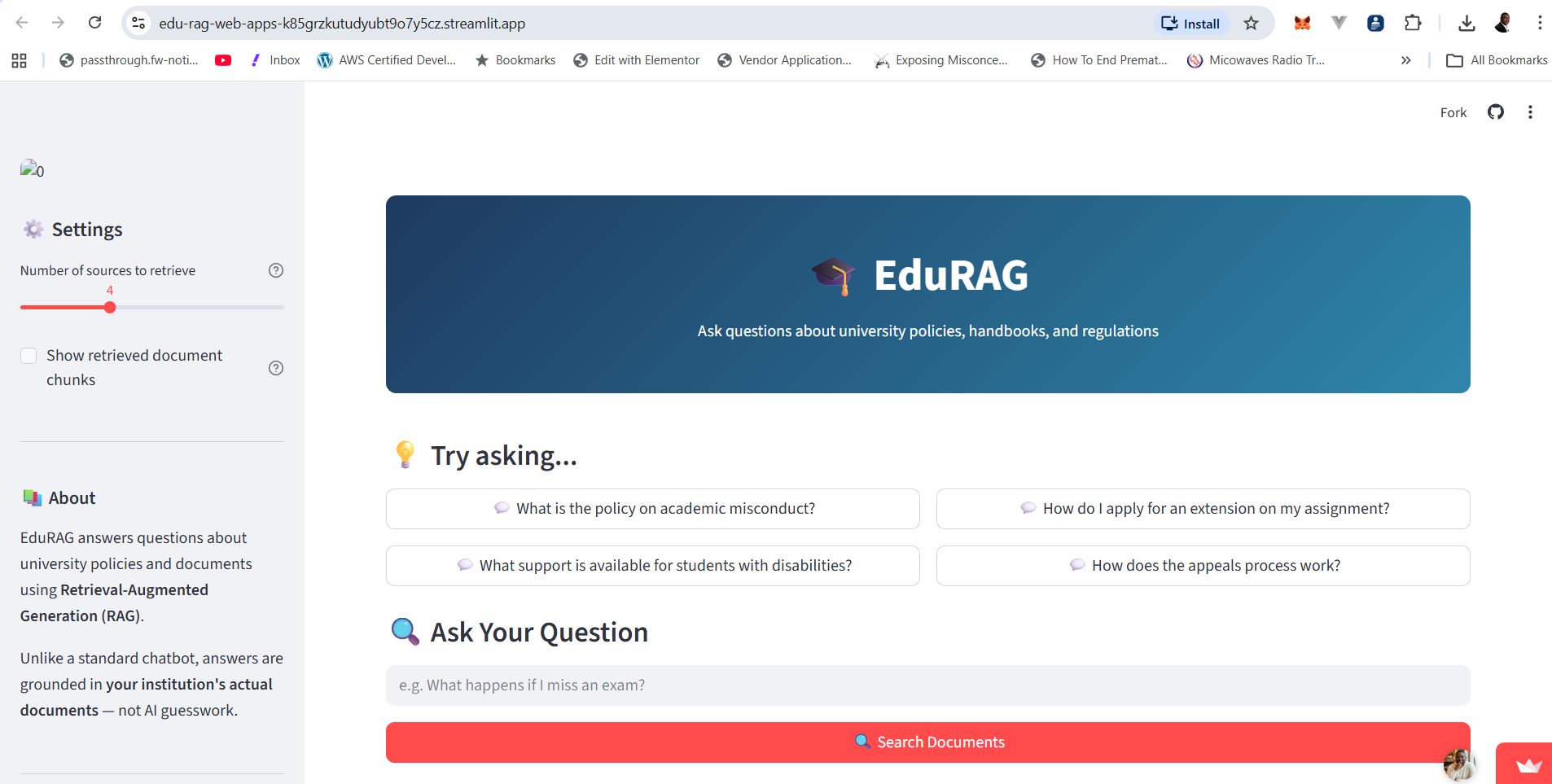 Education RAG App